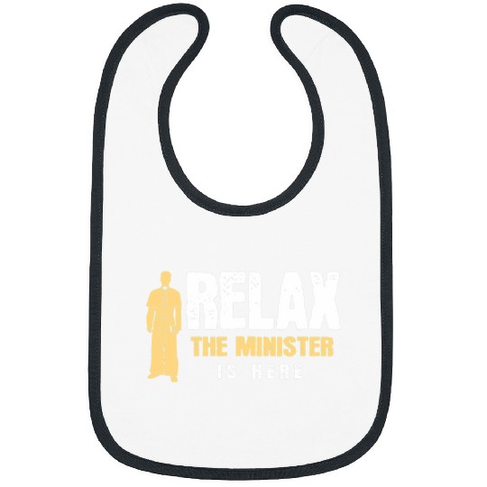 Funny Ordained Minister Wedding Officiant Bibs