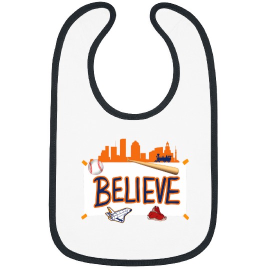 Houston Baseball Believe Playoffs Bibs