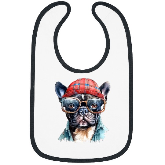French Bulldog vintages Style 9 Bibs