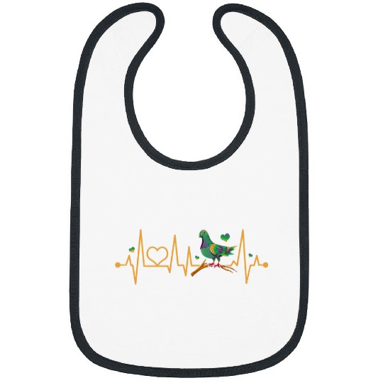 Pigeon Heartbeat Birdwatching Bird Breeder Birders Bibs