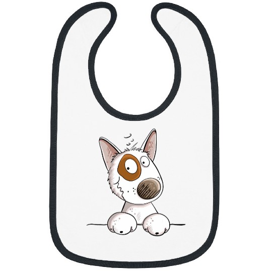 Cute Bull Terrier I Bullterrier For Dog Lovers Bibs