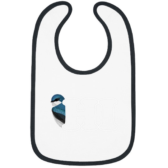 Tree Swallow Hi Bird Birdlover Birdwatcher Animal Biologist Bibs