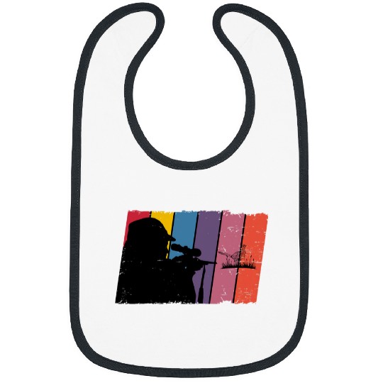 Pheasant Bird Dakota Retro vintages Hunting Hunter Upland Bibs