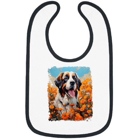 Cute St Bernard Dog Saint Bernard Bibs