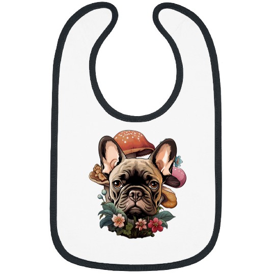 Cottagecore French Bulldog Bibs