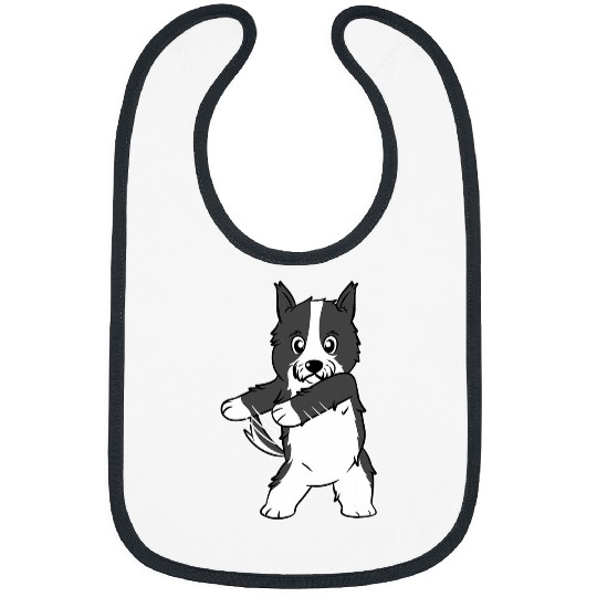 Floss Dance Border Collie Dog Bibs