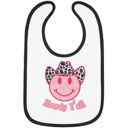 Howdy Yall Pink western halloween Cowboy Cowgirls 698 Bibs