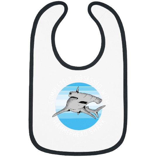 Hammerhead Shark Hammer Head Shark Lover Sea Biologist Bibs