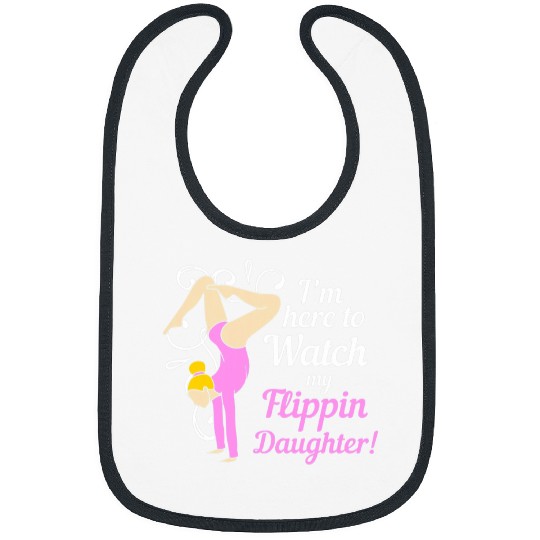 Proud Parent Gymnastics Dad Gymnast Mom Bibs