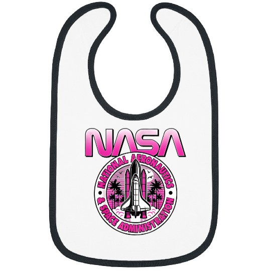 Lacrosse Gift NASA Space Shuttle Worm Logo Bibs