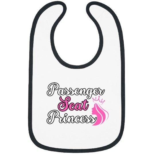 Princess Seat Passenger Funny Couple Driving Passenger Bibs