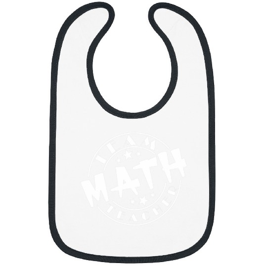 Team Math Teacher Squad Funny School Mathematic Crew Lover Bibs