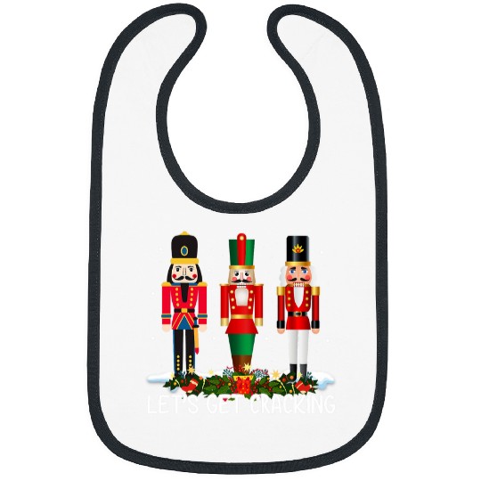 Lets Get Cracking Christmas Nutcracker Ballet Festive Gift Bibs