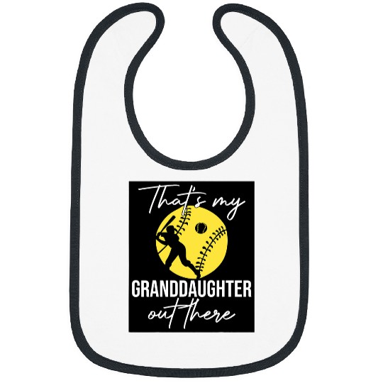 Softball Fan Grandparents Softball Player Proud Softball Bibs