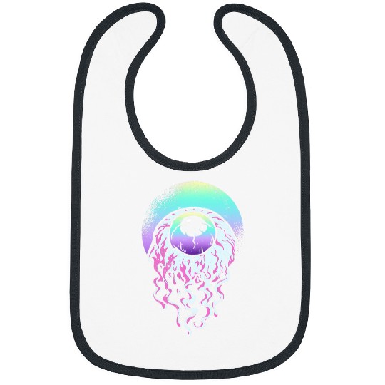 Horror Eyeball Pastel Goth Aesthetic Gothic Emo Bibs
