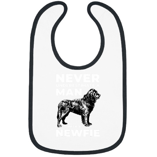 Mens Funny Newfoundland Dog Dad Newfie Bibs