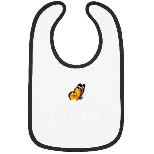 Monarch Whisperer 2Monarch Butterfly Lover Insect Animal Bibs