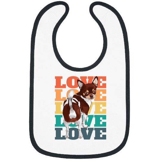 Discover Funny Chihuahua Owner Cute Retro 1 Bibs