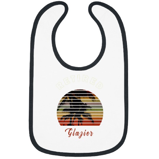 Discover Retired Glazier Retirement Gift Beach Bibs