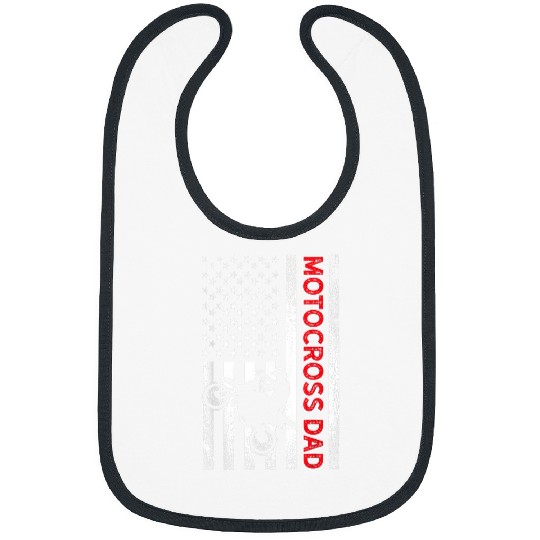 Discover Mens Motocross vintages USA motorcycle flag motocrosser DAD gift Bibs