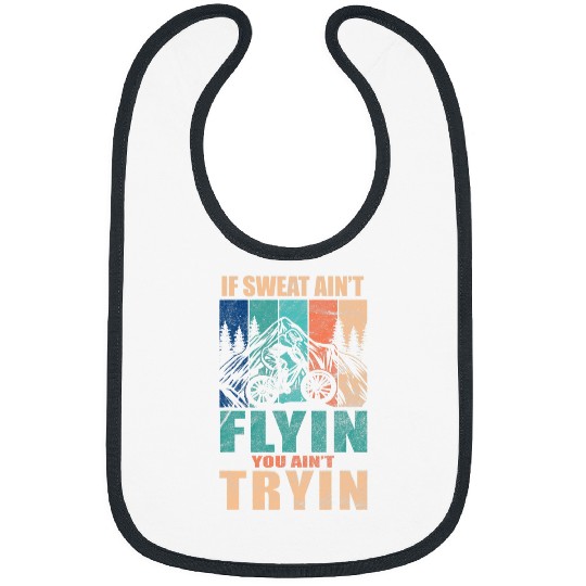 Discover Retro Mountain Bike Biker Cyclist Bicycle Rider MTB Racer Bibs