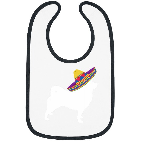 Schipperke Sombrero Cinco De Mayo Funny Dog 1 Bibs