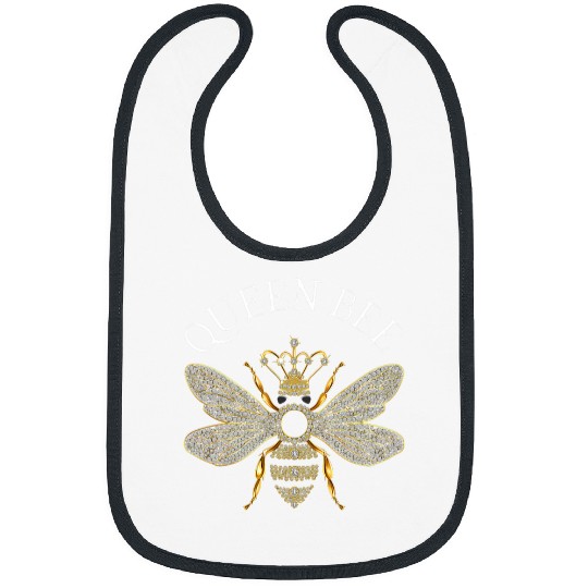 Queen Bee Jewelry Jewels Cute Beekeeping Beekeeper 3 Bibs