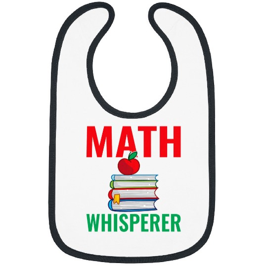 Math Whisperer First Grade Math Preschool Teacher Bibs