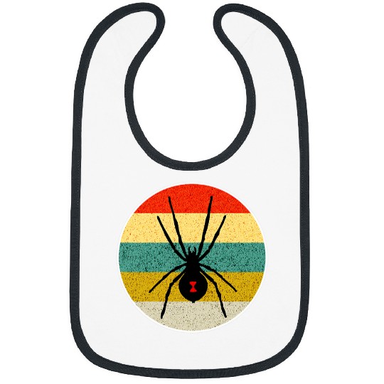 Womens Black Widow Spider Vintage Bibs
