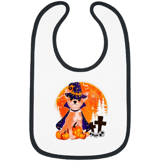 Halloween Chihuahua Dog Hat Witches Funny Pumpkin Dog Bibs