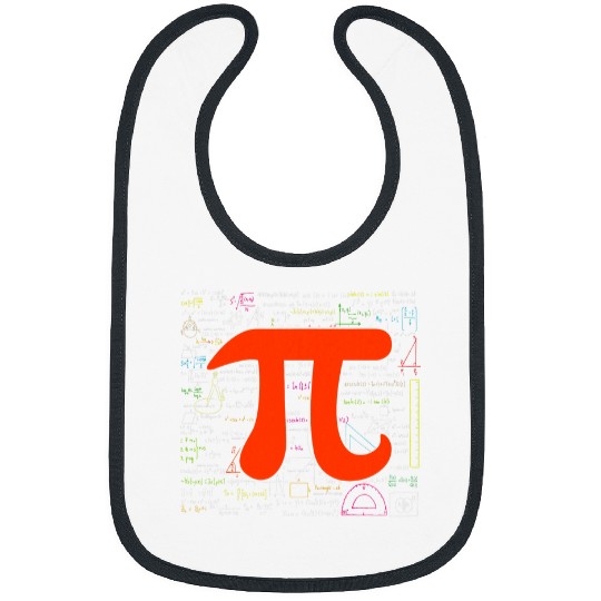 Mathematics Pi Day Funny Math Lover Pi Symbol Science Math Bibs
