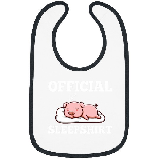 Official sleep  Pig 23 Bibs