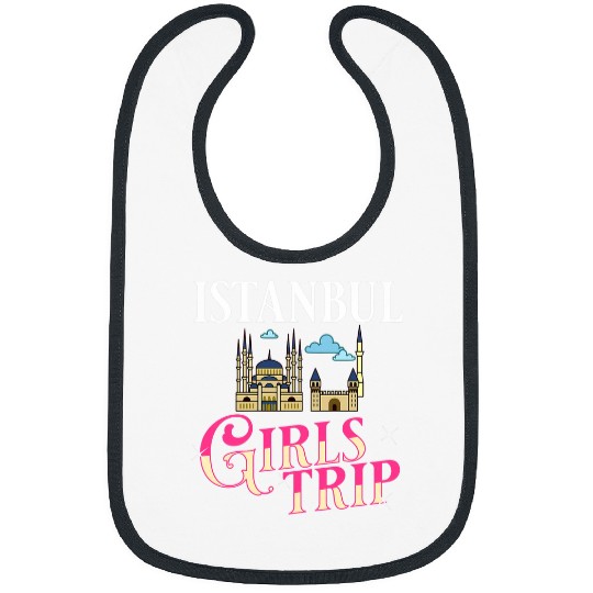 Womens Istanbul Turkey City Trip Skyline Map Travel 21 Bibs