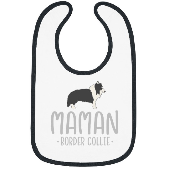 Discover French Border Collie Mom Maman Border Collie Bibs