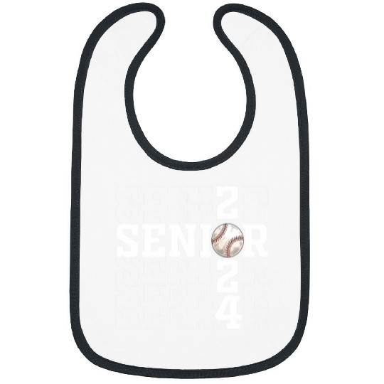 Retro Senior Class Of 2024 Baseball Player Graduation Gifts Bibs