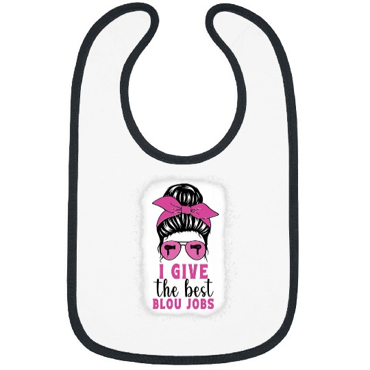 Discover Pink Messy Bun I Give The bests Blow Hair Jobs Hairstylist Bibs