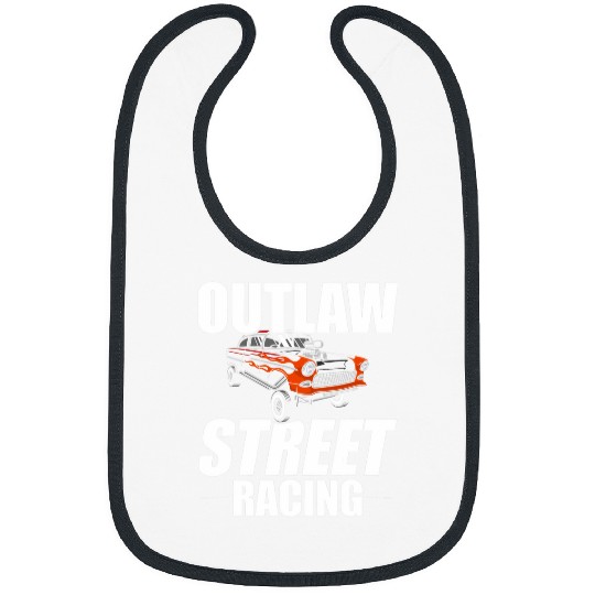 Outlaw Street Racing Funny Drag Racing 24 Bibs