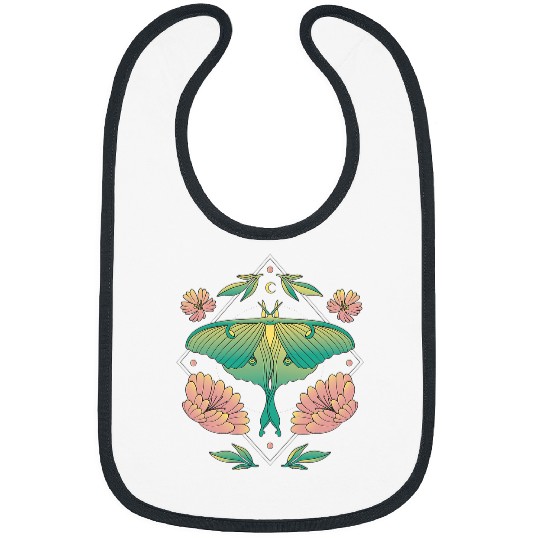 Moth Butterfly Cottagecore Aesthetic Fairy Grunge Fairycore Bibs