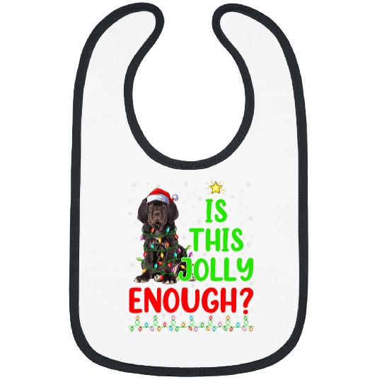 Funny xmass Tree Is This Jolly Enough Cane Corso Christmas Bibs