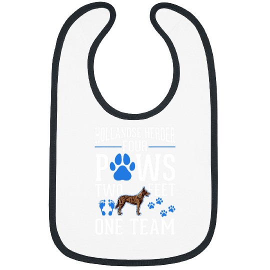 Discover Hollandse Herder four paws two feet one team 1 Bibs