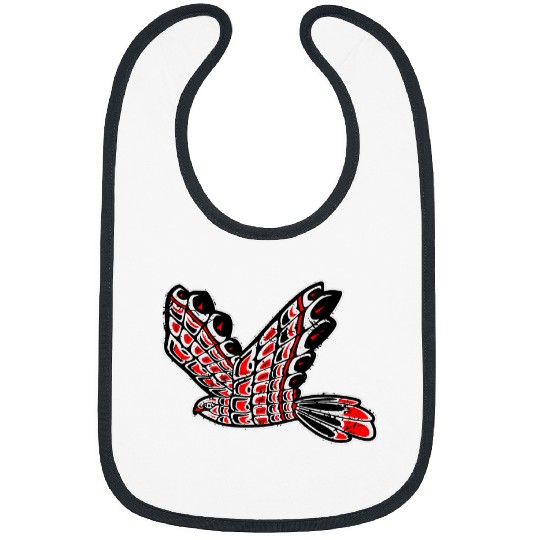 Red Tail Hawk Native American Tribal Bird Totem Birdwatcher Bibs