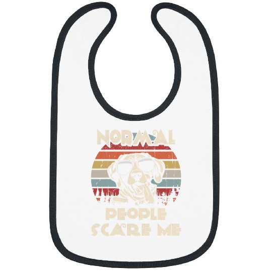 Normal People Scare Me not My German Shorthaired Pointer Bibs
