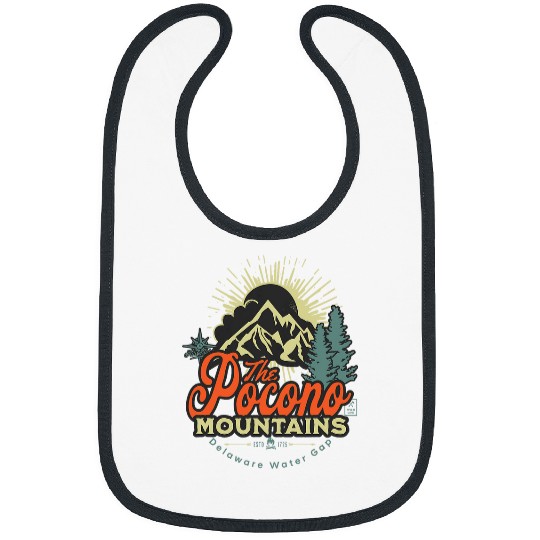 Poconos Mountains Pennsylvania Pa Hiking Camping Skiing Gift Bibs