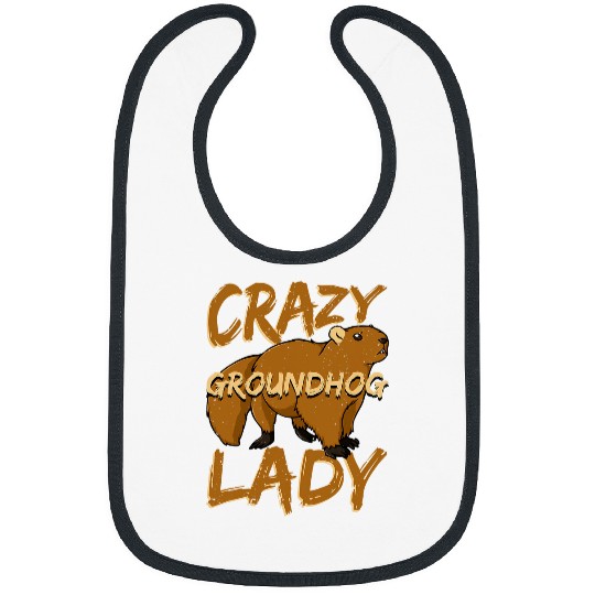 Womens Groundhog Woodchuck Marmot Animal Ground Squirrels 22 Bibs