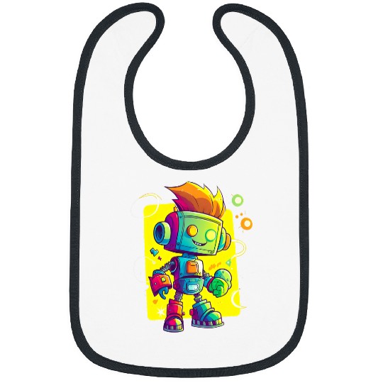 Robot Robotics Science Coding Robots Kids Toddler Boys Girls 23 Bibs