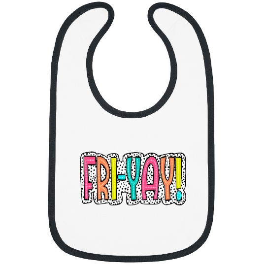 Friyay Dalmatian Dots Bibs