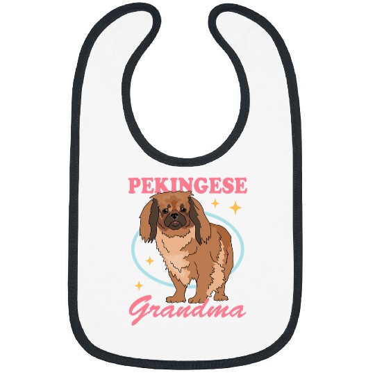 Pekingese Grandma Dog Owner Pekingese 2 Bibs