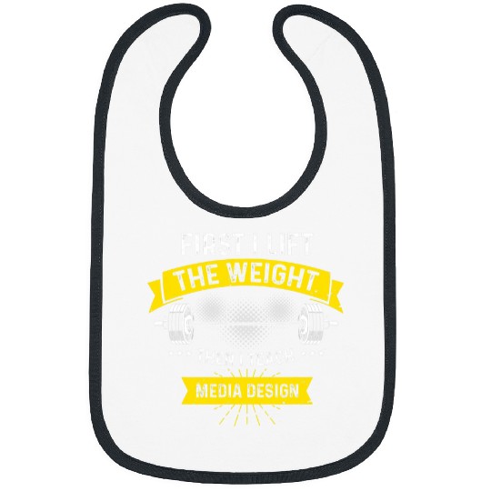 Media Design Teacher Weightlifting Artist Computer Lift Bibs
