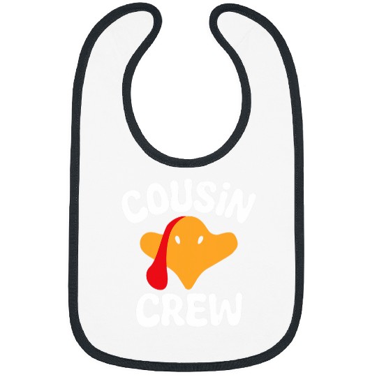 Thanksgiving Cousin Crew Turkey Team Squad Toddler Matching 22 Bibs