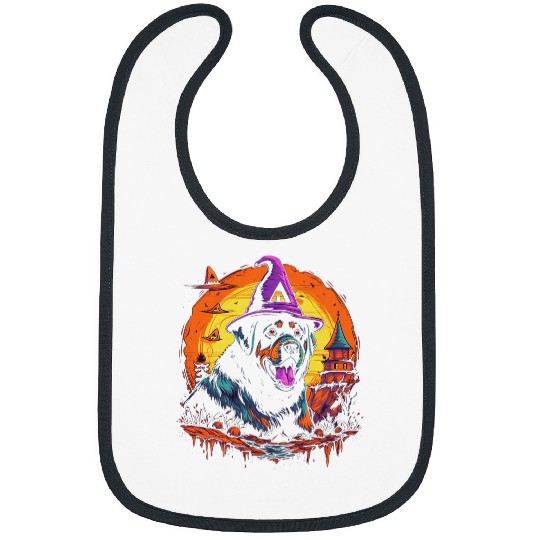 Rottweiler Witch Halloween Costume Rottie Dog Lover Puppy Bibs